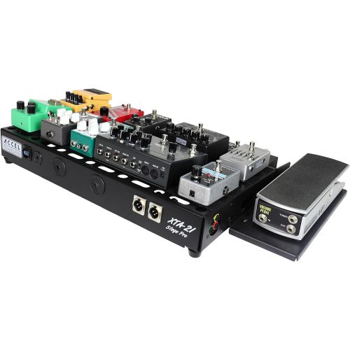  Accel XTA21 Pedal Board, 3 1/2 Deep Switcher Extension & 5 Wide Wha/Volume Extension