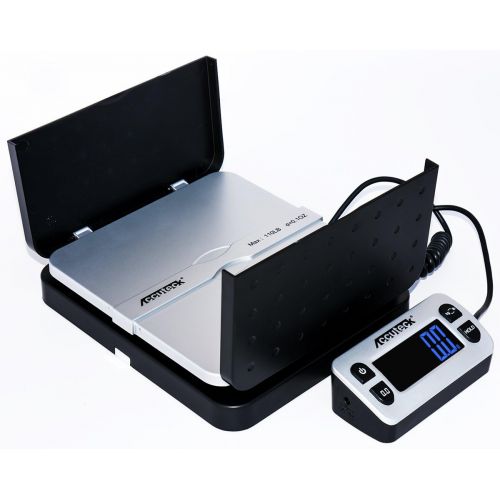  [아마존베스트]ACCUTECK ShipPro 110lbs x 0.1 oz. Digital Shipping Postal Scale, Black (W-8580-110-Black)