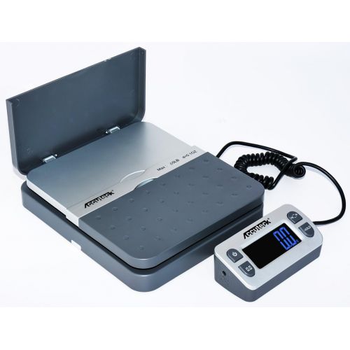  [아마존베스트]Accuteck ShipPro 110lbs x 0.1 oz. Digital Shipping Postal Scale, Gray (W-8580-110-Gray)