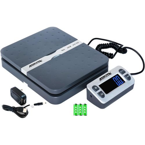  [아마존베스트]Accuteck ShipPro 110lbs x 0.1 oz. Digital Shipping Postal Scale, Gray (W-8580-110-Gray)