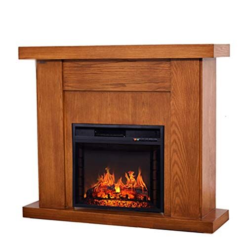  ACD Fireplace Electric Fire Insert Electric Fireplace Stove Heater,Electric Stove Heater Portable (Color : Wood Grain Color)