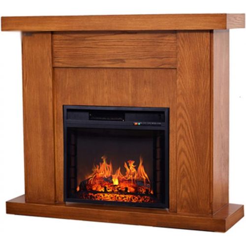  ACD Fireplace Electric Fire Insert Electric Fireplace Stove Heater,Electric Stove Heater Portable (Color : Wood Grain Color)