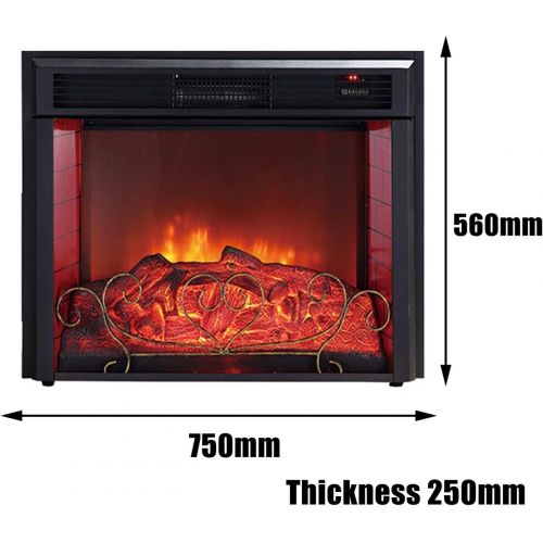  ACD Fireplace Electric Stove Fireplaces Log Wood Burner Effect 750560250MM Electric Fireplaces