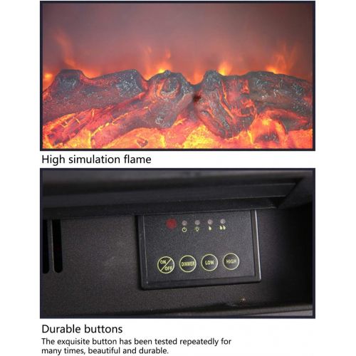  ACD Fireplace Electric Stove Fireplaces Log Wood Burner Effect Customizable Fireplace Remote Control