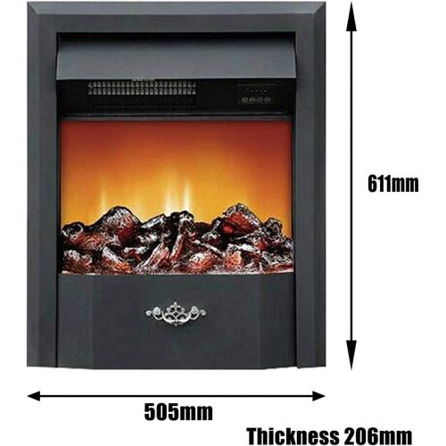  ACD Fireplace Electric Stove Fireplaces Log Wood Burner Effect Customizable Fireplace Remote Control