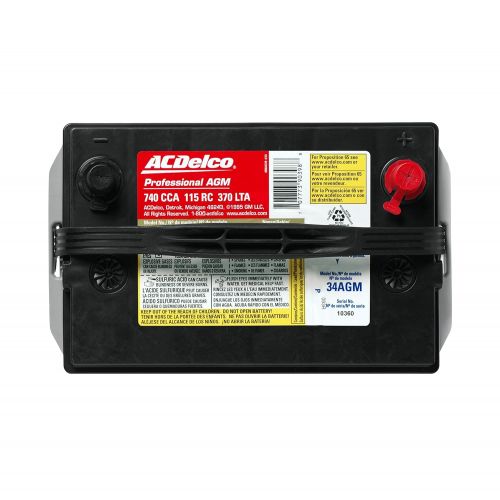  ACDelco 34AGM Professional AGM Automotive BCI Group 34 Battery