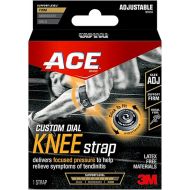 ACE Knee Strap with Custom Dial System, Provides adjustable targeted pressure on sore tendons, Satisfaction Guarantee