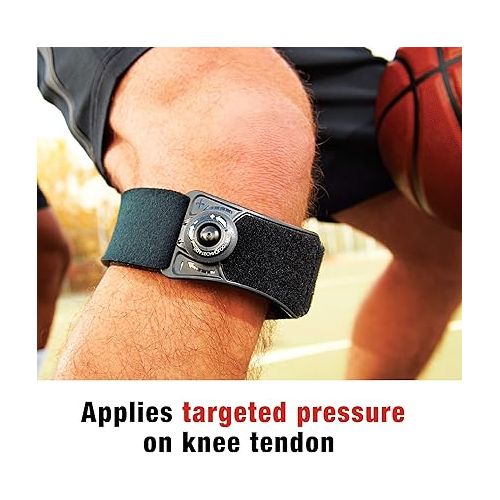  ACE Knee Strap with Custom Dial System, Provides adjustable targeted pressure on sore tendons, Satisfaction Guarantee