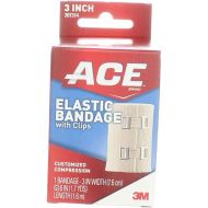 Ace Elastic Bandage with Clips 3 Inch, Pack of 5