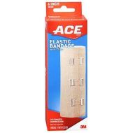 Ace Elastic Bandage with Clips 6-Inch, Pack of 4