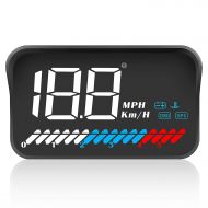 [아마존베스트]ACECAR Head up Display Car Universal Dual System 3.5’’ HUD OBD II/GPS Interface,Vehicle Speed MPH KM/h,Engine RPM,OverSpeed Warning,Mileage Measurement,Water Temperature,Voltage