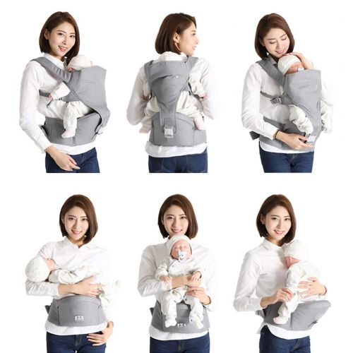  ACEDA Baby Carrier Ergonomic,Soft Hip Seat Carrier Newborn-for Baby 3-20 Months (3.5-10 KG)-Baby Wrap Carrier Comfortable for All Seasons,Blue