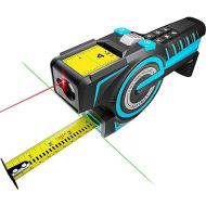 3-in-1 Digital Tape Measure, 330Ft Laser Measurement Tool & Auto Lock Tape with Instant Digital Readout, Extended Laser Line & Incremental Measurement, Replaceable Tape | Swappable Battery | APP Sync