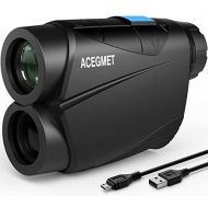 ACEGMET Golf Rangefinder, USB Charging Range Finder Golfing, 650 Yards Golf Range Finder, Flag Lock and Pulse Vibration Laser Rangefinders, Fast Focus and Continuous Scan Golf Rang