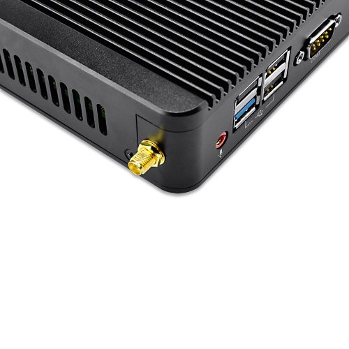  Qotom Q190s smallest Dual LAN mini pc with Quad core CPU J1900 8Gb Ram 256Gb Ssd Windows 7 Pro 300m Wireless low power pc