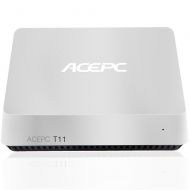 Mini PC ACEPC T11 Fanless Mini Desktop Computer Windows 10 64-bit Intel Atom x5-Z8350 Processor up to 1.92 GHz,4GB32GB,Support Dual Band WiFiBT 4.0Dual Output - HDMIVGA4K HD,S