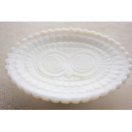 /ACKFinds Milk Glass Soap Dish, Avon