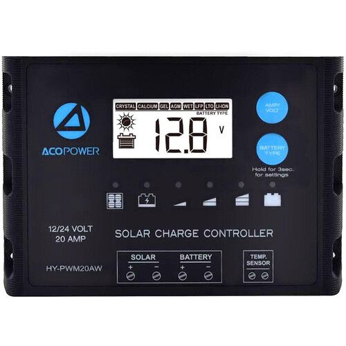  ACOPower Waterproof ProteusX 20A PWM Solar Charge Controller