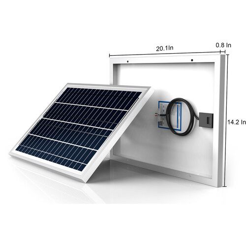  ACOPower 25-Watt Polycrystalline Solar Panel, 12V