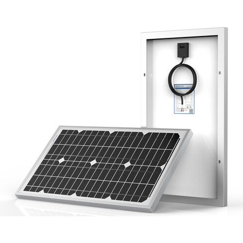  ACOPower 30-Watt Monocrystalline Solar Panel, 12V