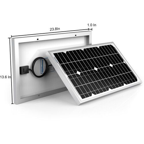  ACOPower 30-Watt Monocrystalline Solar Panel, 12V