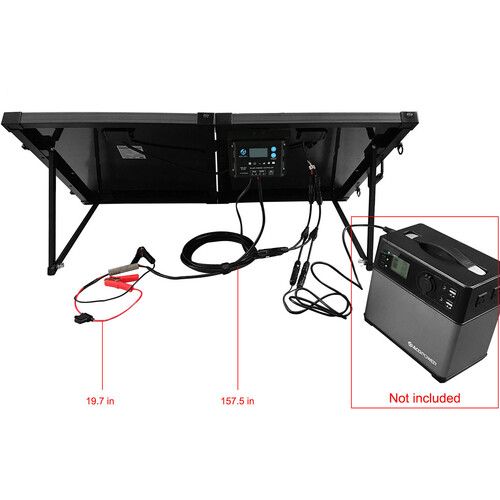  ACOPower PTK 100W Portable Solar Panel Kit (Aluminum Frame, Glass Laminated)