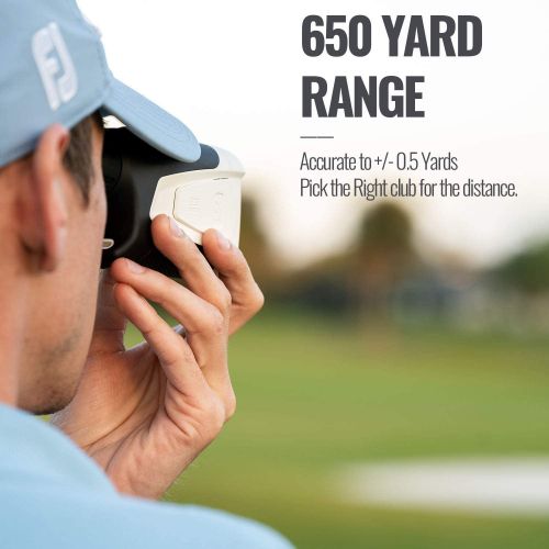  ACPOTEL Golf Rangefinder, 650 Yards Golf Rangefinder with Slope, Laser Rangefinder with 4 Modes (Slope Adjust/Flag Lock/Speed/Distance), 6X Magnification Golf Laser Rangefinder, Ac