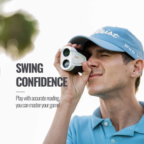  [아마존베스트]ACPOTEL Golf Rangefinder, 650 Yards Golf Rangefinder with Slope, Laser Rangefinder with 4 Modes (Slope Adjust/Flag Lock/Speed/Distance), 6X Magnification Golf Laser Rangefinder, Ac