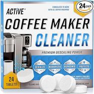 Coffee Machine Cleaner Descaler Tablets - 24 Count, Compatible With Nespresso, Keurig, Ninja, Delonghi, Miele, Coffee Maker Pot Descaling & Cleaning Tabs, Descale Drip Coffe And Espresso Machines