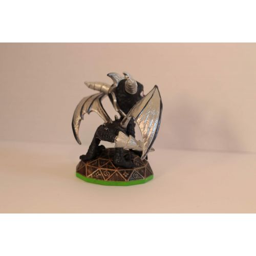  By      Activision Skylanders Spyros Adventure LOOSE Mini Figure DARK Spyro SILVER Wings Includes Card Online Code