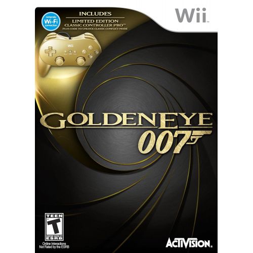  By      Activision James Bond 007: GoldenEye 007 Classic Edition Hardware Bundle with Gold Wii Classic Controller Pro