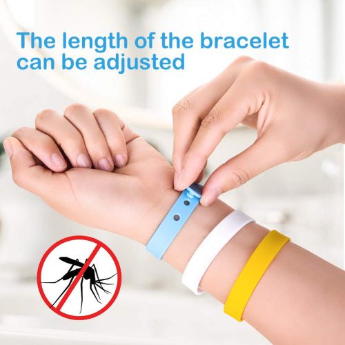  [아마존 핫딜]  [아마존핫딜]ACTOPP Mueckenschutz Armband Mueckenarmband mit Insektenschutz Aufkleber Naturals Muecken Armband Anti Moskito Armband Anti Muecken Sackchen Schutz gegen Muecken Insekten fuer Kinder Erw