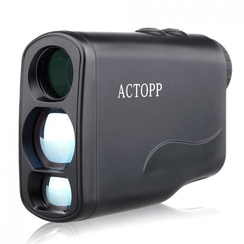  ACTOPP 600550 Yards Golf Rangefinder with Scaning Speed Golf Scanning Jolt Golf Slope Correction Angle Height Horizontal Distance Measurement Function Perfect for Golf Hunting and