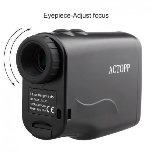  ACTOPP 600550 Yards Golf Rangefinder with Scaning Speed Golf Scanning Jolt Golf Slope Correction Angle Height Horizontal Distance Measurement Function Perfect for Golf Hunting and