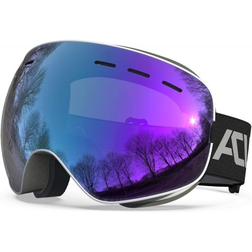  ACURE Ski Goggles, Snow Snowboard Goggles Anti Fog UV400 Protection for Men Women Kids