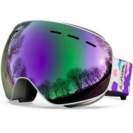 ACURE Ski Goggles, Snow Snowboard Goggles Anti Fog UV400 Protection for Men Women Kids