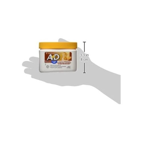  [아마존베스트]A&D A+D Original Diaper Rash Ointment, Skin Protectant With Lanolin and Petrolatum, Seals Out Wetness, Helps Prevent Baby Diaper Rash, 1 Pound Jar.