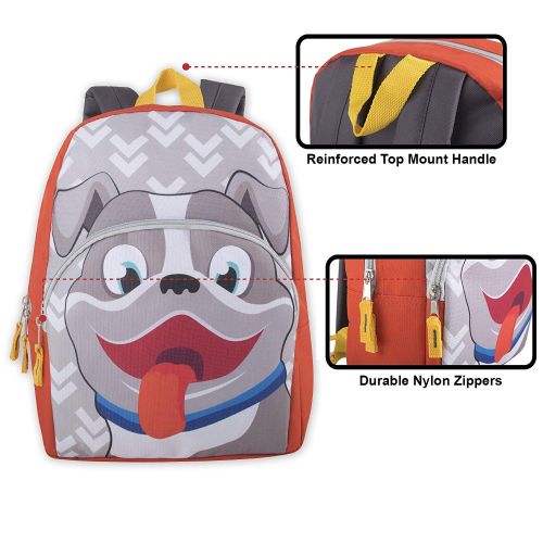  AD Sutton Kids Critter Animal School Backpack for Boys and Girls