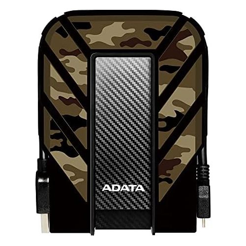  ADATA HD710M Pro 2 TB USB 3.1 Rugged Waterproof/Dustproof/Shockproof External Hard Drive, Camouflage (AHD710MP-2TU31-CCF)