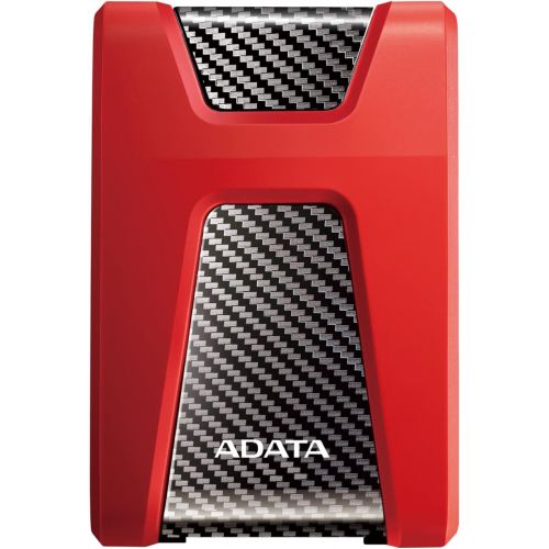  ADATA HD650 1TB Anti-Shock External Hard Drive, Red (AHD650-1TU3-CRD)