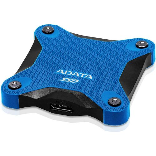  [아마존베스트]ADATA SD600Q 480GB Ultra-Speed Portable Durable External SSD - Up to 440MB/s - 3D NAND USB3.2 Blue (ASD600Q-480GU31-CBK)