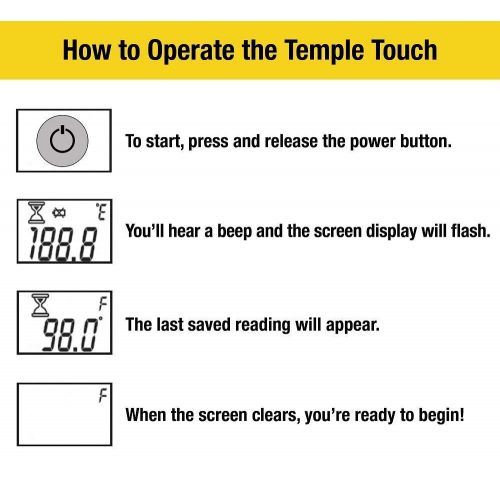  ADC 427Tempel Touch eine Non-invasive Schnell zu lesen Thermometer, ADTEMP