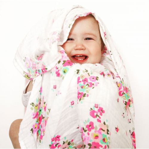  100% Organic Muslin Swaddle Blanket by ADDISON BELLE - Oversized 47 inches x 47 inches - Best...