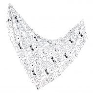 Premium Knit Swaddle Blanket by ADDISON BELLE - Monochrome Animals