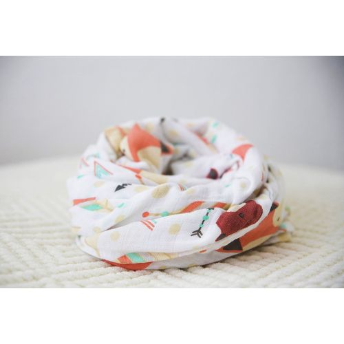  100% Organic Muslin Swaddle Blanket by ADDISON BELLE - Oversized 47 inches x 47 inches - Best...