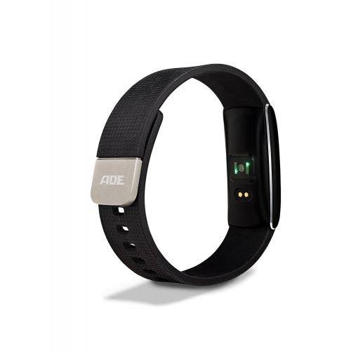  ADE Fitness Armband AM 1800 FITvigo (Schrittzahler, Puls, Kalorienzahler, Schlaftracker und Smart Notifications, wasserdicht, mit App) schwarz