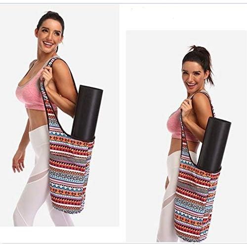  [아마존베스트]ADEEB76 Yoga bag beach/beach bags high-quality cotton canvas yoga mats and more