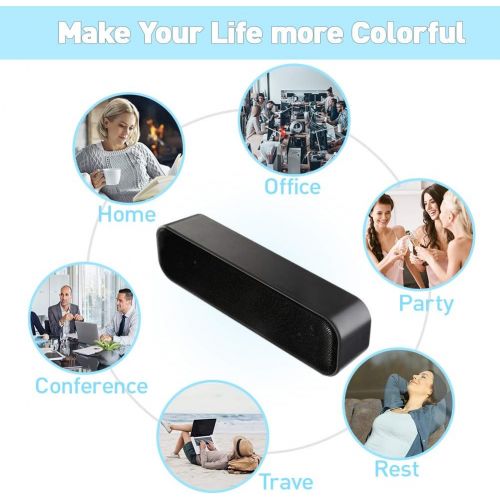  [아마존베스트]ADELGO SoundBar Mini USB Speaker, Computer Speaker for PC Computer, Laptop, Notebook, Tablet - Plug and Play