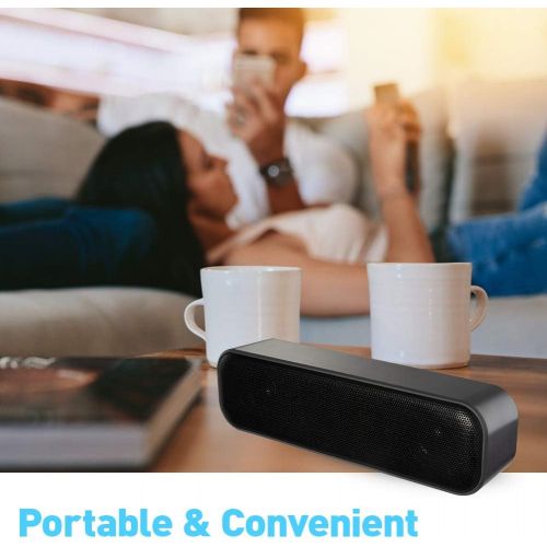  [아마존베스트]ADELGO SoundBar Mini USB Speaker, Computer Speaker for PC Computer, Laptop, Notebook, Tablet - Plug and Play