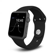 ADG DM09 Bluetooth SmartWatch 2.5D ARC HD Screen Support SIM Card Wearable Devices Smartphone Fitness Tracker For IOS Android(Black)
